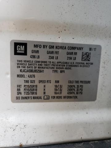 KL4CJASB0JB525641 Buick Encore Preferred
