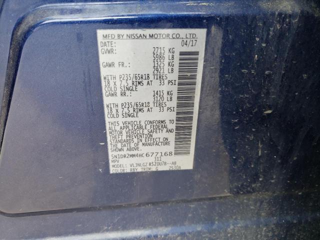 5N1DR2MM4HC677168 Nissan Pathfinder S