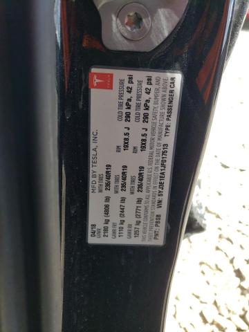 5YJ3E1EA1JF017513 Tesla MODEL 3