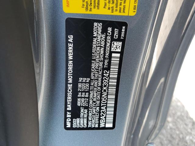 2022 BMW 430I - WBA23AT05NCK39242