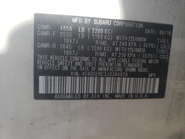 4S4BSENC3J3384628 Subaru Outback 3.6r Limited