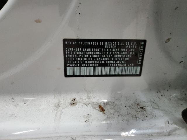 2021 VOLKSWAGEN GOLF - 3VWG57AU6MM000689