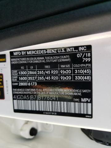 4JGDA5JB7JB176041 Mercedes-Benz GLE 350