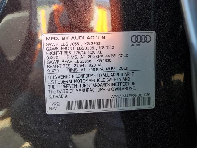 2015 AUDI Q7 TDI PRE - WA1WMAFE8FD011136