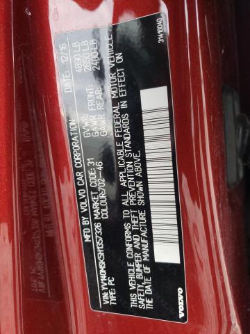 2017 VOLVO V60 PREMIE - YV140MSK5H1357326