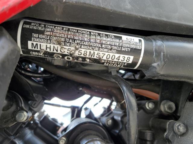 2021 HONDA CBR300 RA MLHNC5158M5700438