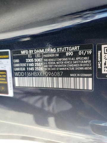 2019 MERCEDES-BENZ E 450 - WDD1J6HBXKF096087