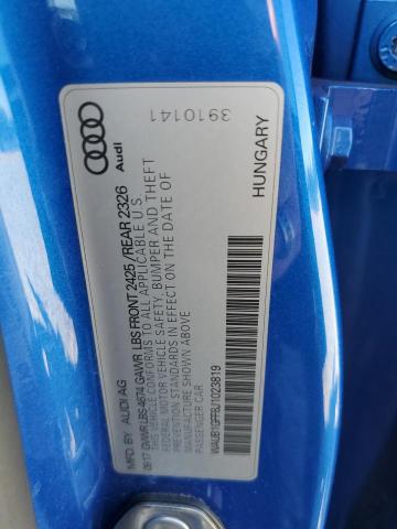 2018 AUDI S3 PREMIUM - WAUB1GFF8J1023819