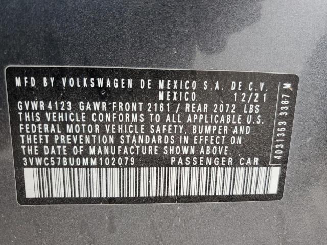 2021 VOLKSWAGEN JETTA S - 3VWC57BU0MM102079