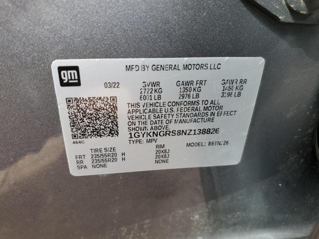 2022 CADILLAC XT5 SPORT 1GYKNGRS8NZ138826