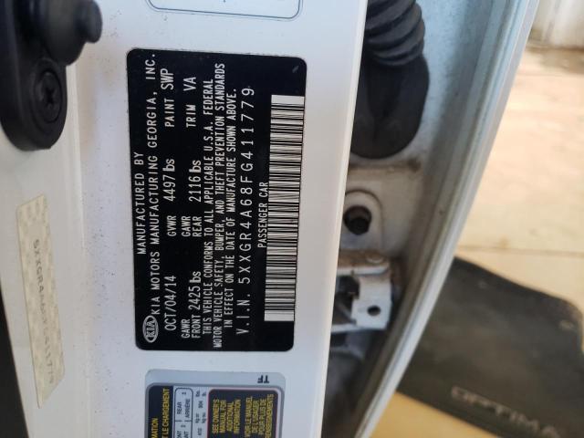 5XXGR4A68FG411779 KIA OPTIMA SX