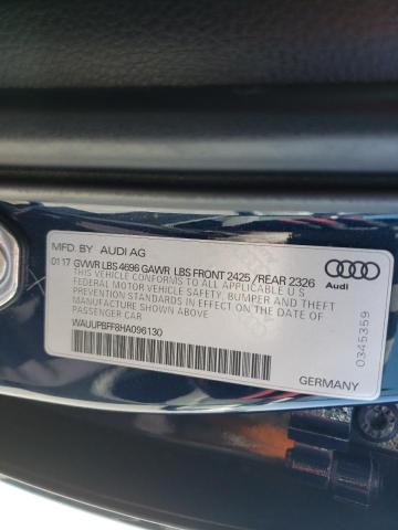 2017 AUDI A3 E-TRON - WAUUPBFF8HA096130