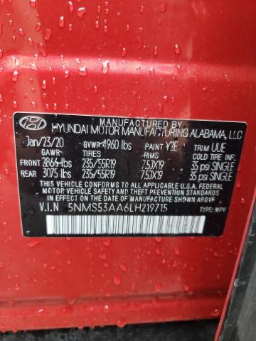 2020 HYUNDAI SANTA FE L - 5NMS53AA6LH219715