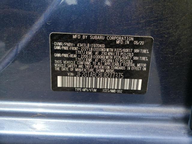 JF2GTABC8L8277375 Subaru Crosstrek