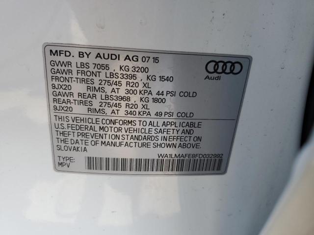 2015 AUDI Q7 TDI PRE - WA1LMAFE8FD032992