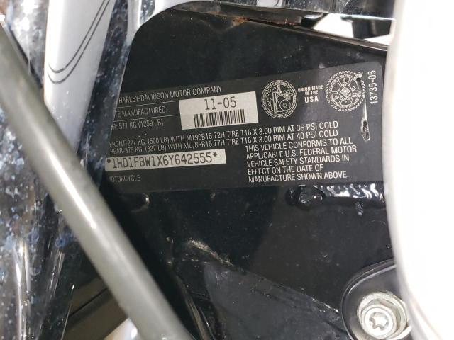 2006 HARLEY-DAVIDSON FLHRI - 1HD1FBW1X6Y642555