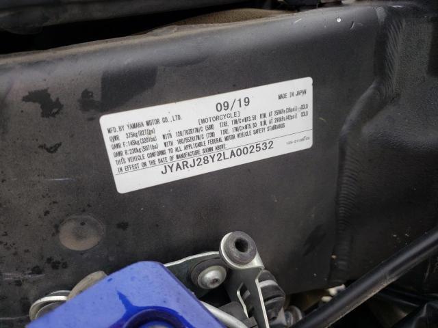 2020 YAMAHA YZFR6 C JYARJ28Y2LA002532