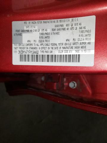 2015 MAZDA 3 SV - 3MZBM1W71FM124482