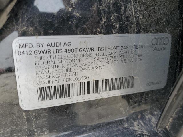 VIN WAUFFAFL5DN005460 2013 Audi A4, Premium Plus no.12