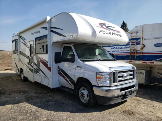 Salvage cars for sale from Copart Bowmanville, ON: 2022 Ford Econoline E450 Super Duty Cutaway Van
