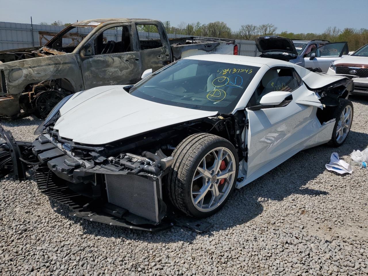 PICS] Yet Another Wrecked 2020 Corvette Stingray Listed for Sale