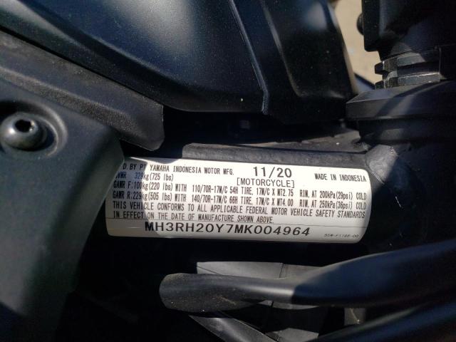 2021 YAMAHA MT-03 - MH3RH20Y7MK004964