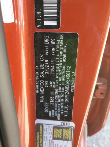 2022 KIA FORTE FE - 3KPF24AD0NE460142