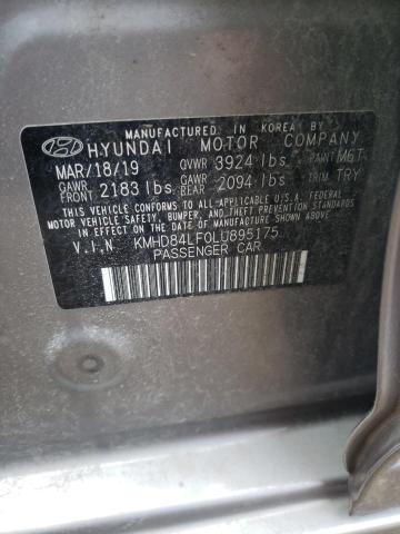 KMHD84LF0LU895175 | 2020 HYUNDAI ELANTRA SE