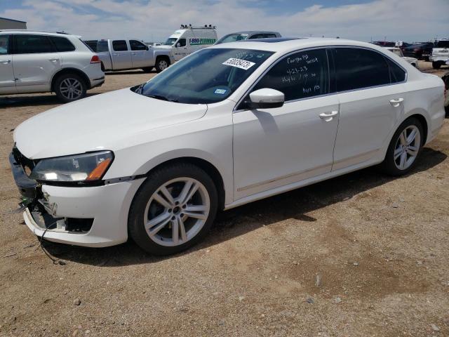 Salvage cars for sale from Copart Amarillo, TX: 2015 Volkswagen Passat SEL
