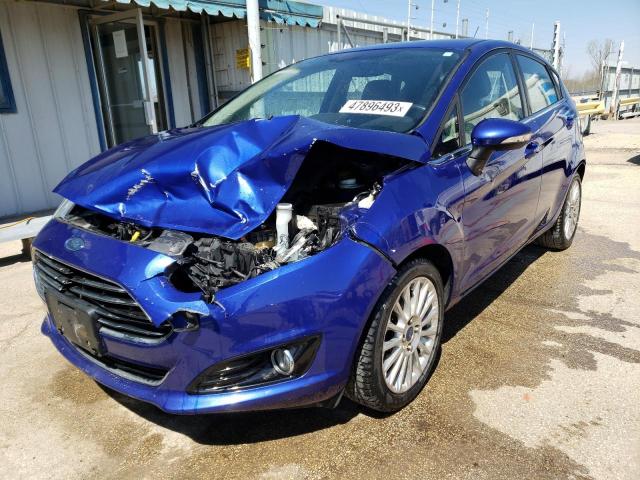 Salvage cars for sale from Copart Pekin, IL: 2014 Ford Fiesta Titanium