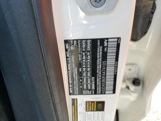 4JGDA5JB0FA474105 Mercedes-Benz ML 350