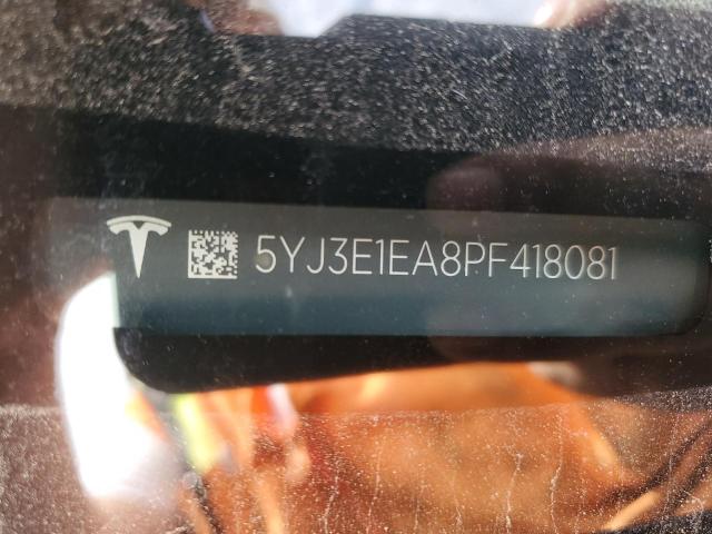 5YJ3E1EA8PF418081 Tesla MODEL 3
