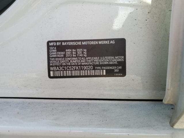 WBA3C1C52FK119020 BMW 328 I Sulev