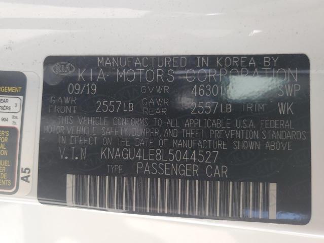 KNAGU4LE8L5044527 KIA Optima Hybrid Ex