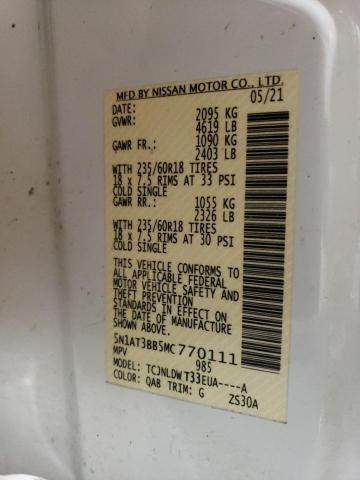 2021 NISSAN ROGUE SV - 5N1AT3BB5MC770111