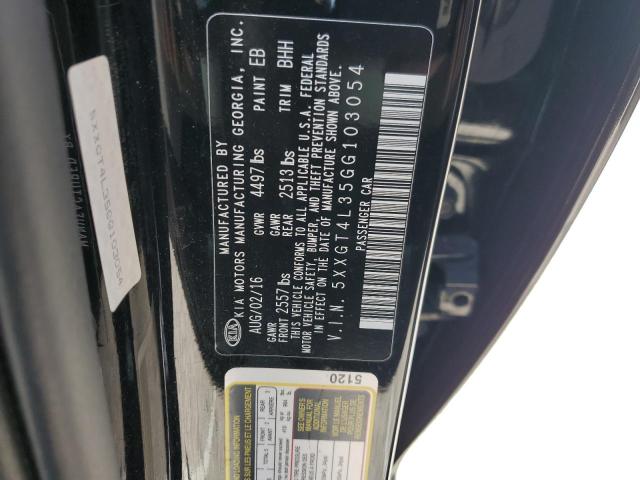 5XXGT4L35GG103054 KIA Optima Lx