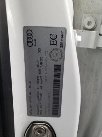 2020 AUDI A3 S-LINE WAUBEGFF8LA060313