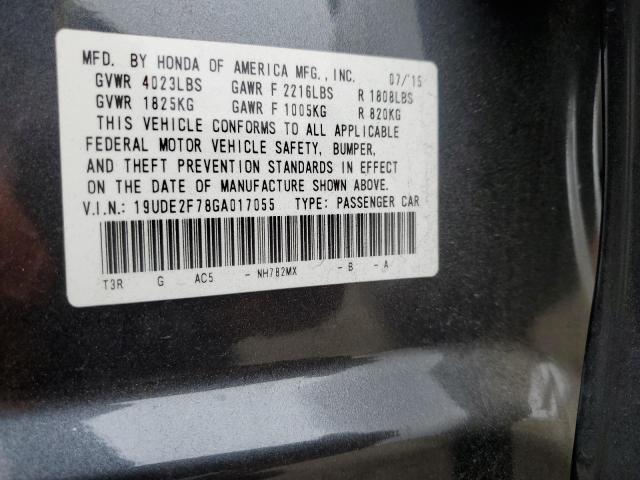 19UDE2F78GA017055 Acura Ilx Premium Tech