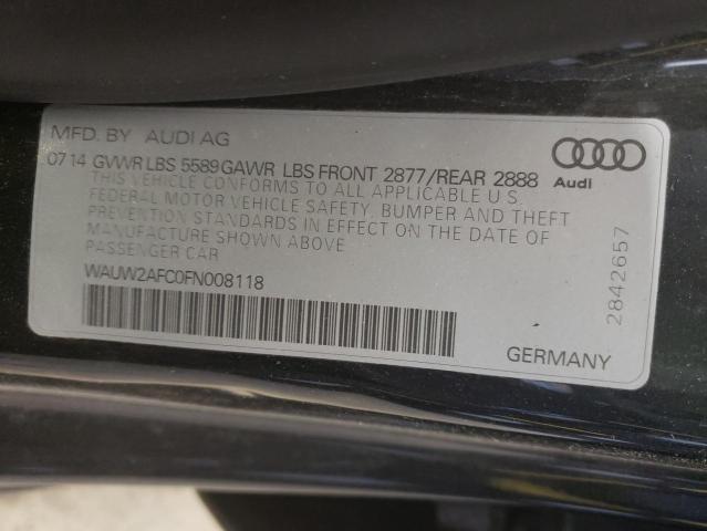 2015 AUDI S7 PREMIUM WAUW2AFC0FN008118