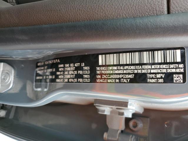 2017 JEEP 170 - ZACCJABB9HPG36467