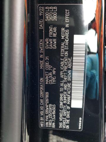 2023 VOLVO XC60 PLUS YV4L12RW4P1287809