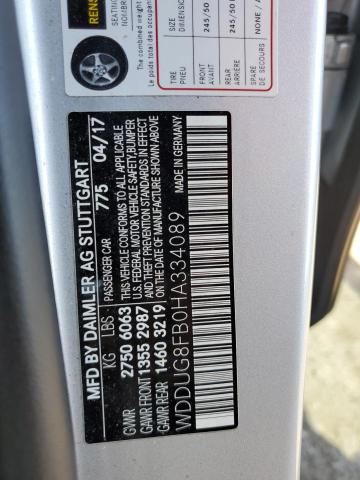 2017 MERCEDES-BENZ S 550 4MAT - WDDUG8FB0HA334089