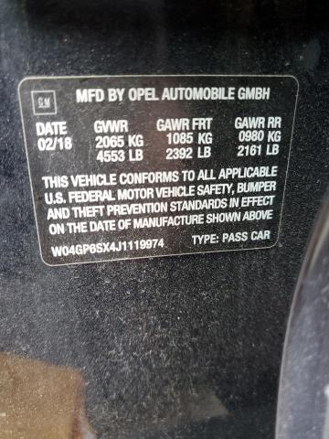 2018 BUICK REGAL ESSE W04GP6SX4J1119974