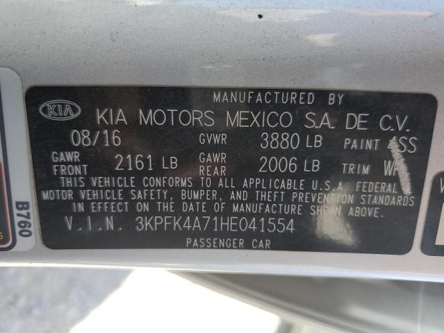 3KPFK4A71HE041554 KIA FORTE LX