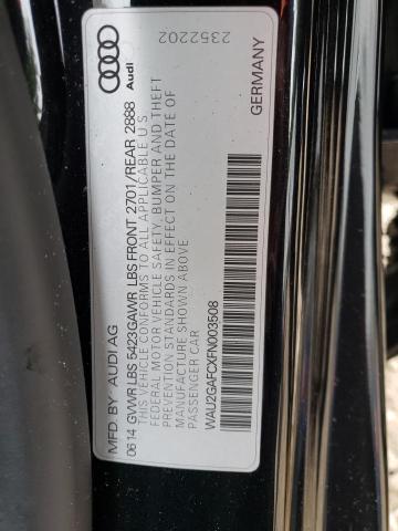 2015 AUDI A7 PRESTIG - WAU2GAFCXFN003508