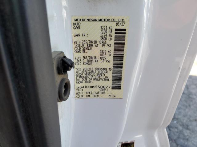 1N6AA1CKXHN550077 Nissan TITAN S