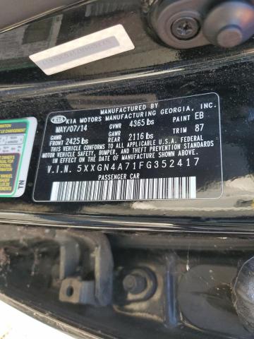 5XXGN4A71FG352417 KIA OPTIMA EX