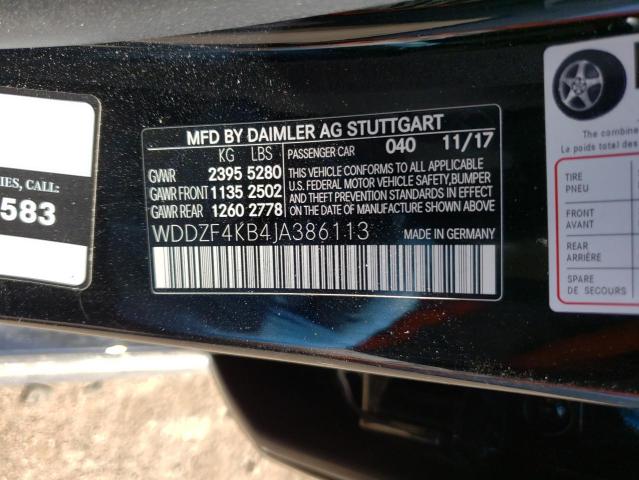 WDDZF4KB4JA386113 Mercedes-Benz E 300 4matic