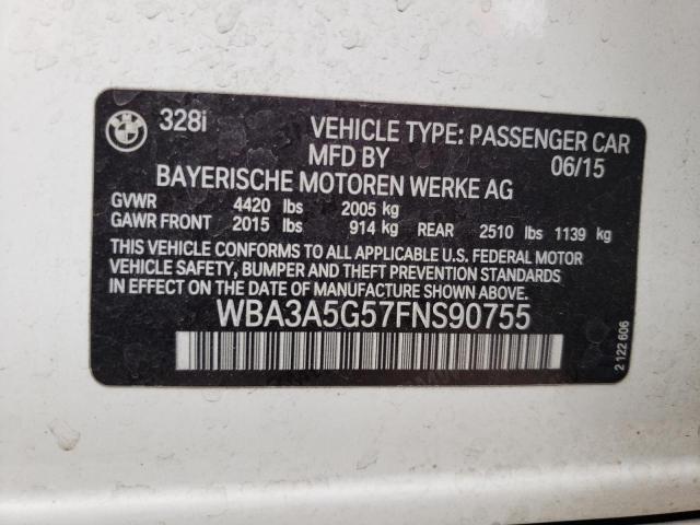 2015 BMW 328 I - WBA3A5G57FNS90755