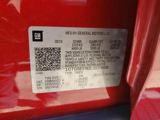 2020 GMC CANYON DEN 1GTG6EEN2L1120508